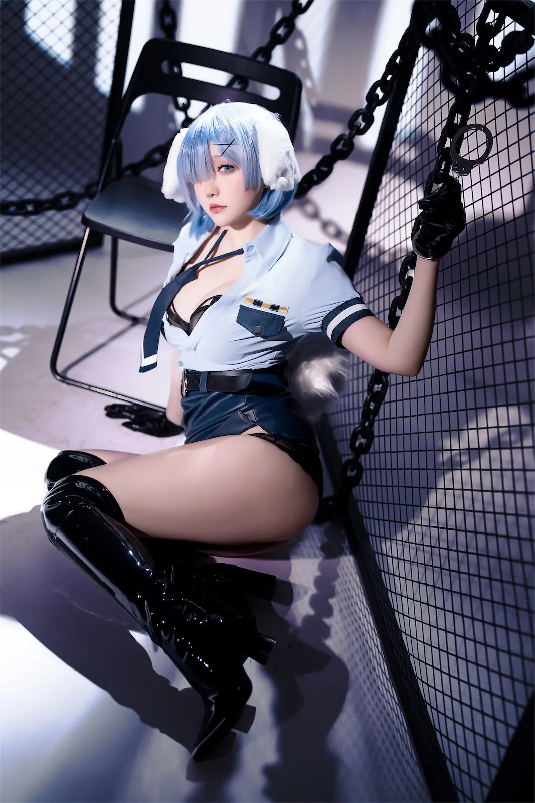 Hoshilily (星之迟迟) Rem Dog-Eared Police Officer - ReZero-erohere71.webp
